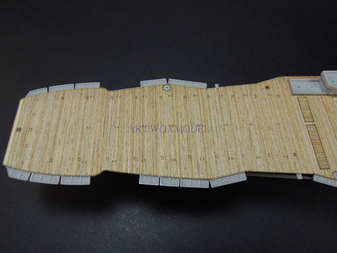 Artwox model wooden deck for trumpeter 05716 U.S. CV-2 aircraft carrier Lexington 1942 wooden deck AW20133