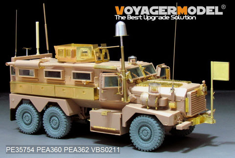 Voyager model metal etching sheet PEA360 Modern American Cougar 6X6 Anti-Mine Ambush vehicle Tire Group A