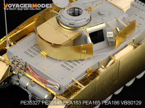 Voyager model metal etching sheet PE35327 4 chariot H late stage /J upfront upgrade metal etch (Veyron)