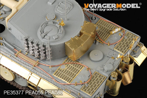 Voyager PE35377 6 heavy combat vehicle tiger type mid-term upgrade metal etch (Weilong 6660)