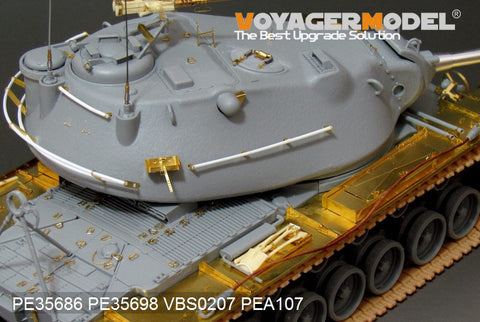 Voyager PE35686 Metallic etching for upgrade and Transformation of M103A1 heavy tanks