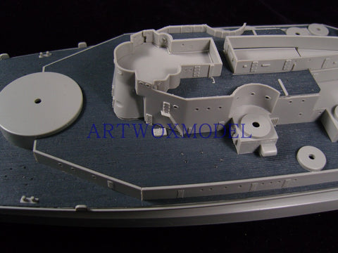 Artwox model wooden deck for trumpeter 05307 USS Alabama wood deck aw 10054