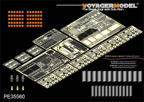 Voyager model metal etching sheet PE35560 MGM Mk.3D LIC main battle tank upgrade metal etching parts