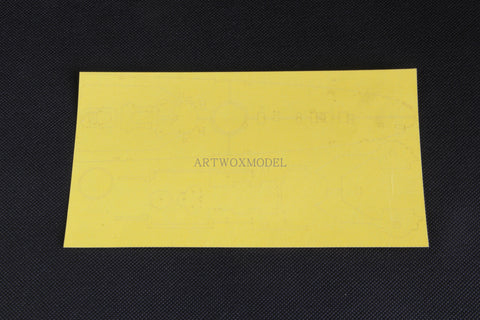 Artwox model wooden deck for Trumpeter 05346 wooden deck PE 3M covering paper AM10013A