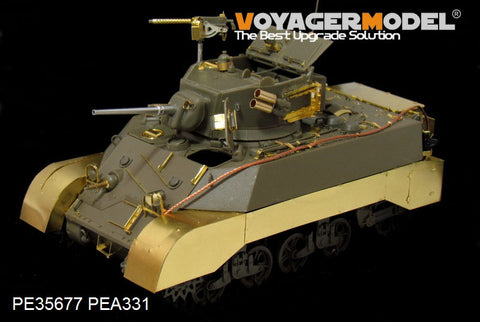 Voyager PE35677M3A3 Metallic etching Kit for upgrade and Transformation of Light vehicle "Stuart"