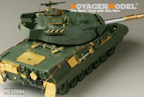 Voyager Model etching sheet PE35684 Modern German Leopard 1A5 main battle tank(including smoke bomb, barrel, antenna)