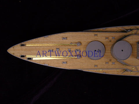 Artwox model wooden deck for ICM/S005 First World War German Border Governor Battleship Wood Deck AW10061