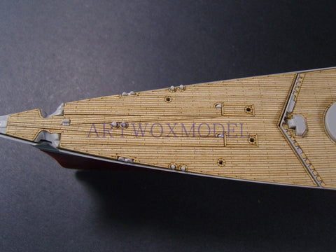 Artwox model wooden deck for trumpeter 05313 de Prince Eugen 1945PE wood deck 3M cover paper AM10009A