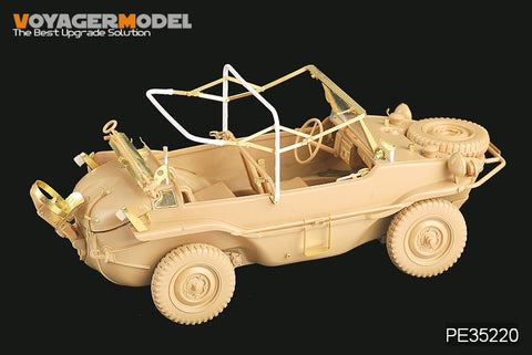 Voyager PE 35220 german 166 amphibious jeep metal etching kit for world war ii