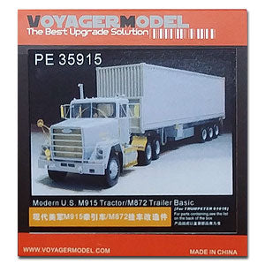 Voyager model metal etching sheet PE35915 Modern American M915 tractor / M872 trailer retrofit (with hand 01015)