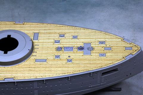 Artwox model wooden deck for Hobby boss 82002 Japanese Navy Mikasa battleship 1912 wooden deck AW30011