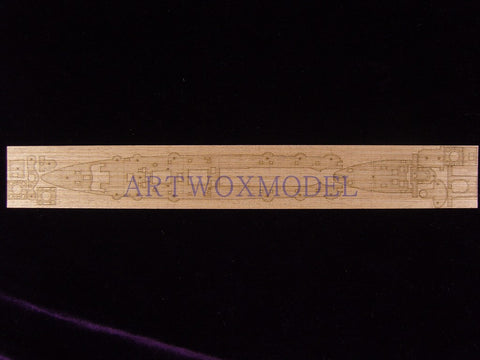 Artwox maquette MQ - 4050 Aphrodite cruiser wood deck aw 50002