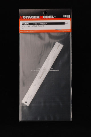 Voyager model metal etching sheet TEZ012 1/32~1/48 scale ruler