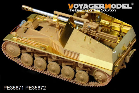 Voyager PE35671 "wild bees" 105mm self propelled howitzer upgrade metal etching parts (T Society)