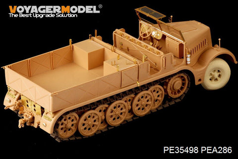 Voyager PE35498 Sd.Kfz.9 18 ton semi crawler tractor upgrade with metal etchant