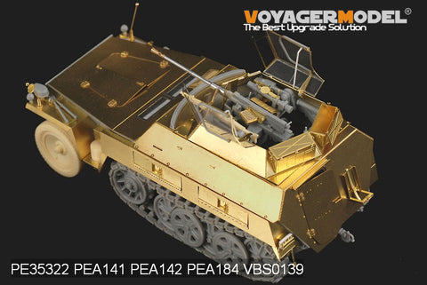 Voyager model metal etching sheet PE35322 Sd.Kfz.250/9 semi crawler Armored Reconnaissance Car upgrade metal etch