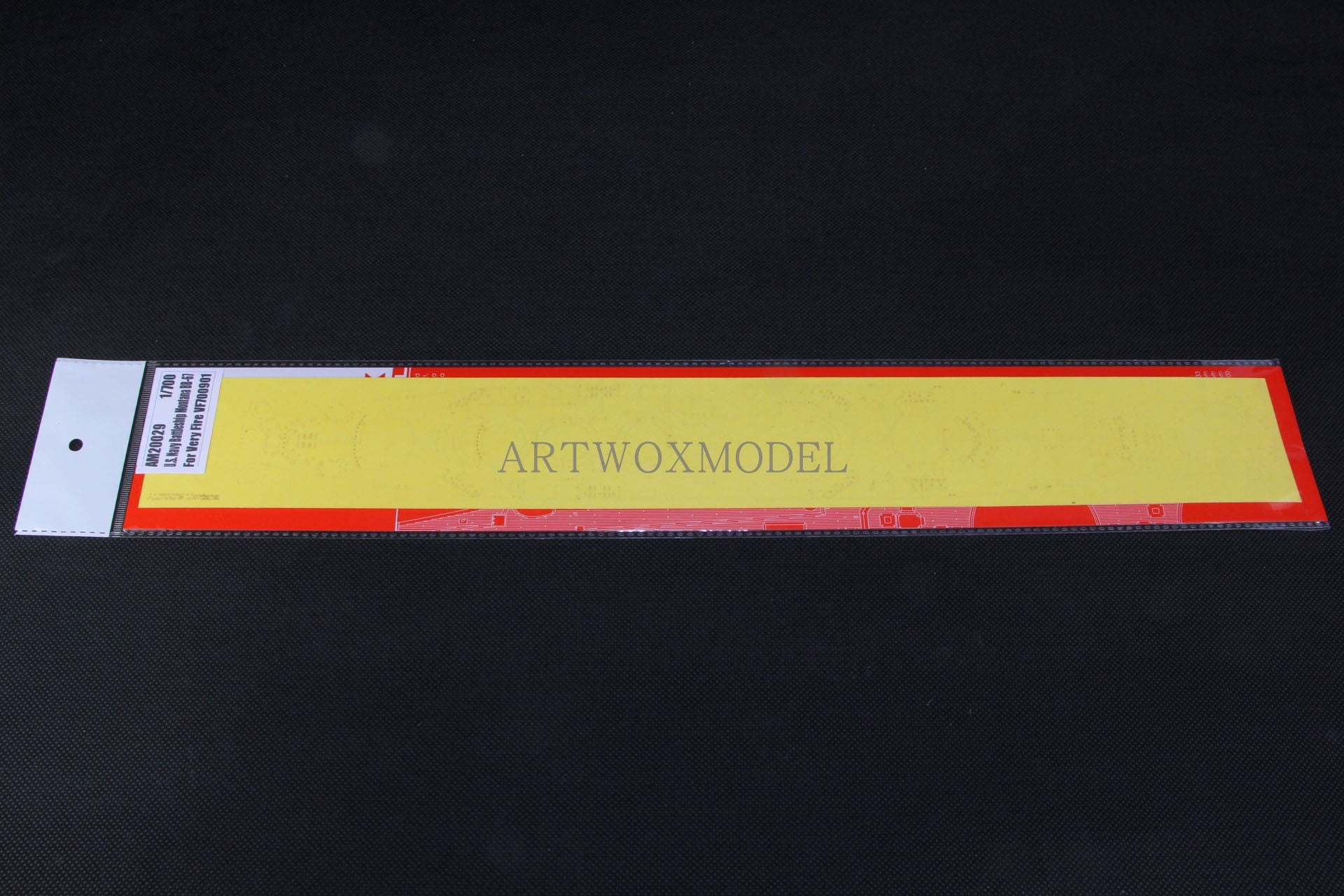 Artwox model wooden deck for Very Fire VF700901U.S.Navy battleship Montana BB-67 3M cover paper AM200