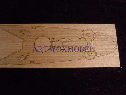 Artwox model wooden deck for trumpeter 05310 San Francisco cruiser 1944 wooden deck AW10068