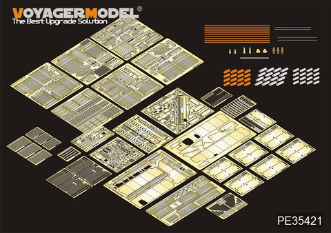 Voyager model metal etching sheet PE35421 M1134 "Stryker" missile launcher upgrade etching kit and fencing armor