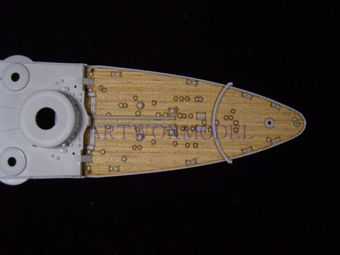 Artwox model wooden deck for小号手05779 Italy Navy, battle tower, 1940 wooden deck AW20058