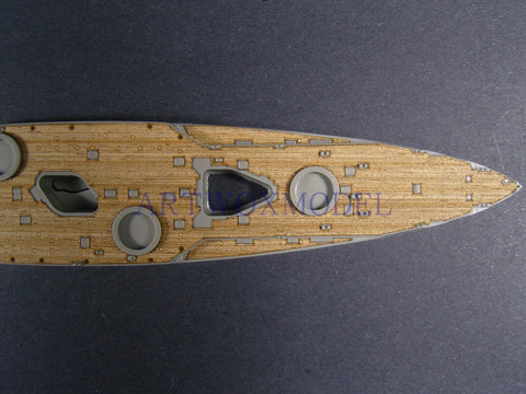 Artwox model wooden deck for Combrig 70422 German Navy von de Tan, battleship, wooden deck AW20089