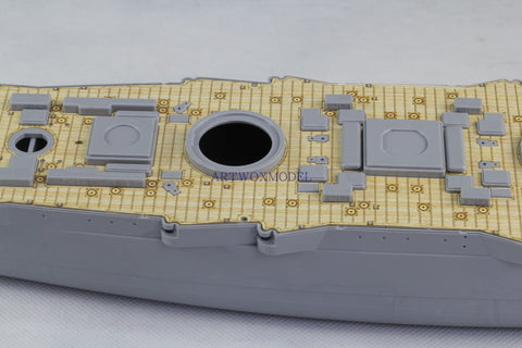 Artwox model wooden deck for Revell 05137 Russian battleship Gangut wooden deck AW10133