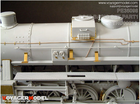 Voyager model metal etching sheet PE35098 Bavarian BR52 Steam Locomotive for basic Metal etching (1)