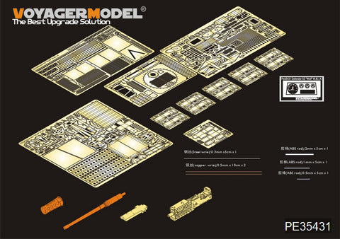 Voyager PE35431 British guard XD wolf W.M.I.K metal etch for off-road vehicles