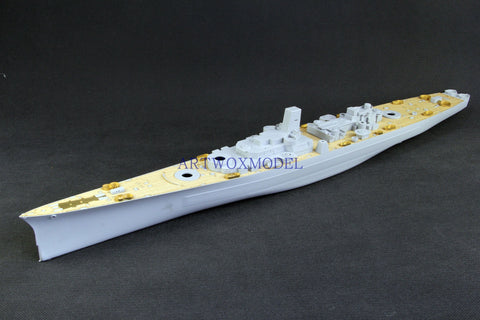 Artwox model wooden deck for Hobby boss 86513 US Navy Alaskan cruiser wooden deck AW10139