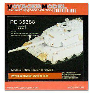 Voyager Model Metal Etching Sheet PE35388 Challenger 2 etch (trumpet) for main battle tank fence armored upgrade