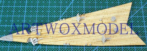 ARTWOX Model Wooden Deck for Trumpeter 05313 German prince Eugen cruiser deck AW10005