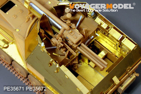 Voyager PE35671 "wild bees" 105mm self propelled howitzer upgrade metal etching parts (T Society)