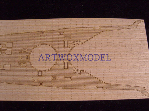 ARTWOX Model Wooden Deck for /Combrig3534FH tiger battleship cruiser wooden deck AW10073