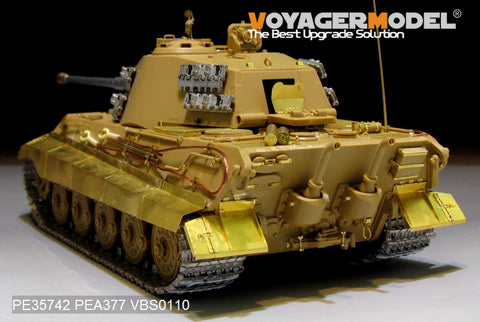 Voyager model metal etching sheet PE35742 World War II German Tiger King Tank (Henschel turret) retrofit (with Tanagawa)