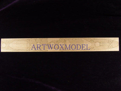 Artwox model wooden deck for trumpeter 05310 San Francisco cruiser 1944 wooden deck AW10068
