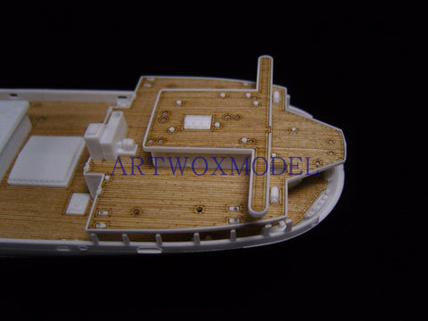 Artwox model wooden deck for Hasegawa 40028 Japan Glacier Maru Post Ship Wood Deck AW10048