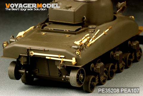 Voyager PE35208 M4A1 "Sherman" chariot upgraded with etched parts (Dragon /TASCA)