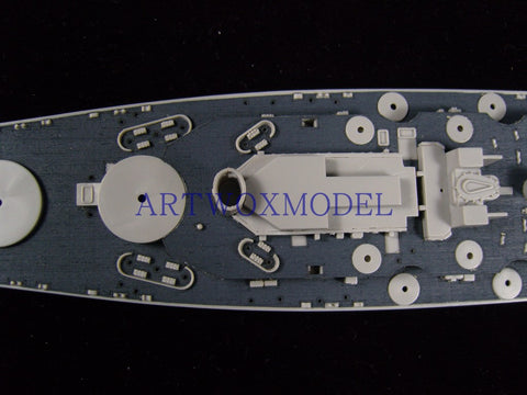 Artwox model wooden deck for Trumpeter 05735 USS Washington BB-56 Blue Wood Deck AW20020
