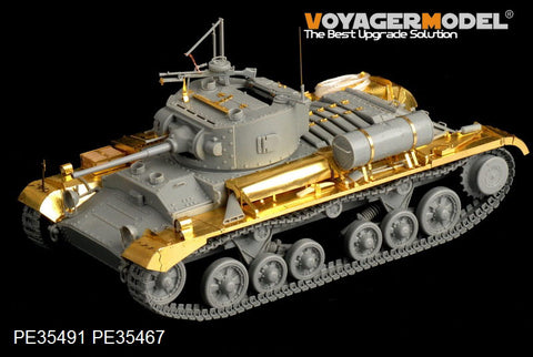 Voyager model metal etching sheet PE35491 British infantry tank Mk.III Valentin Mk.II upgraded metal etch