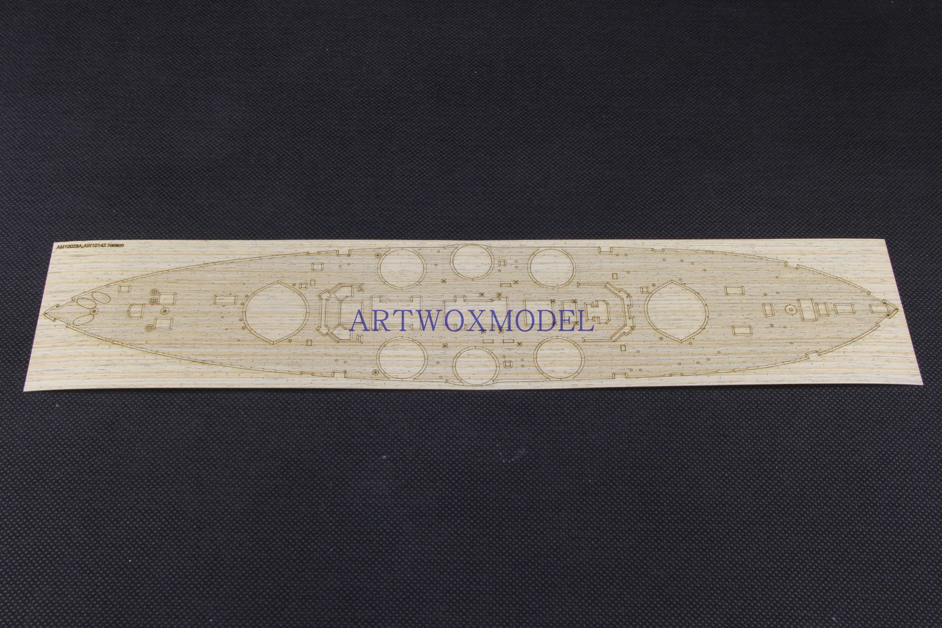 Artwox model wooden deck for Hobby boss 86508 British Lord Nelson former fearless wooden deck AW10142