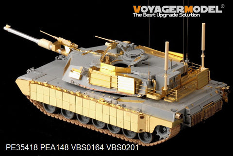 Voyager model metal etching sheet PE35418 M1A1 TUSK1 "Abran" main battle tank metal etch base Kit