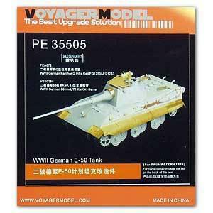 Voyager PE35505 World War II German E-50 plan upgrade of the chariot with metal etch (trumpeter)