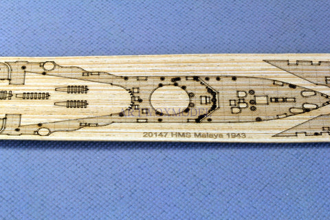 ARTWOX Trumpeter 05799 British battleship 1943 wooden deck AW20147