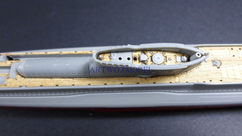 Artwox model wooden deck for AFV se73514 - 27 submarine a - standard mounted wooden deck aw 10102