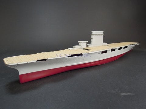 Artwox model wooden deck for trumpeter 05716 U.S. CV-2 aircraft carrier Lexington 1942 wooden deck AW20133
