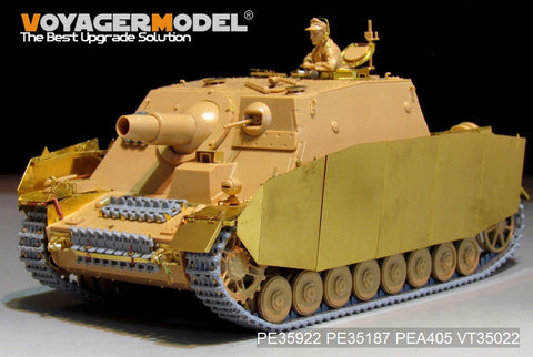 Voyager Model Metal Etching Sheet PEA405 German "grizzly bear" assault gun advanced skirt panel modification