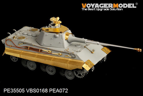 Voyager PE35505 World War II German E-50 plan upgrade of the chariot with metal etch (trumpeter)