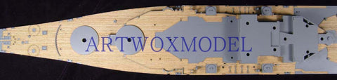 Artwox model wooden deck for Tamiya 78017 United States New Jersey battleship and wood deck AW10036
