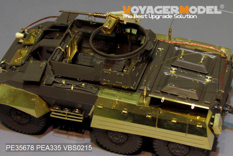 Voyager Model Metal Ealing Sheet PEA335 World War II M8/M20 high speed armored detection vehicle fender / glove box