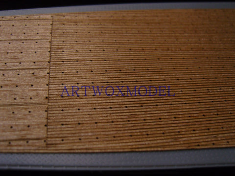 Artwox model wooden deck for Fujimi 600048 old Japanese Navy aircraft carrier Rui wood deck AW10027